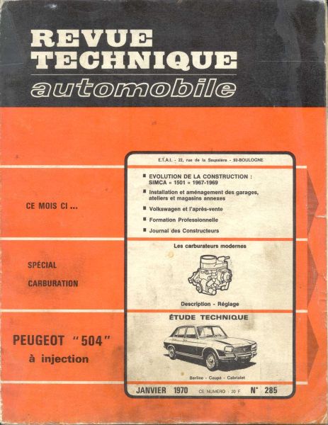 terotex hohlraumversiegelungsplan Peugeot 504