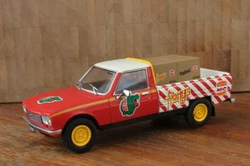 Miniature Camping-car Peugeot 504 Dangel Azur 1983, échelle 1/43, IXO/Hachette