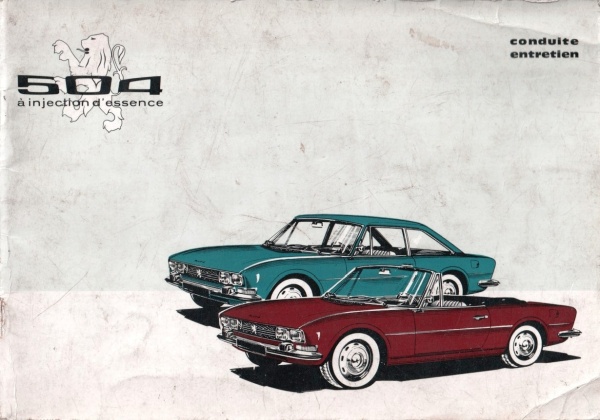 1971 504 C KF Francais - 3e - 1. 71 - No 1577 MECA 0082.78 Cover